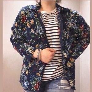 Flower Zip Up jacket